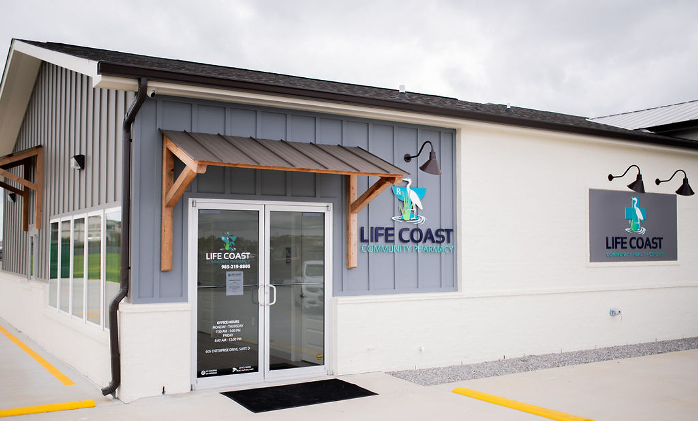 Life Coast Community Health Center building entrance
